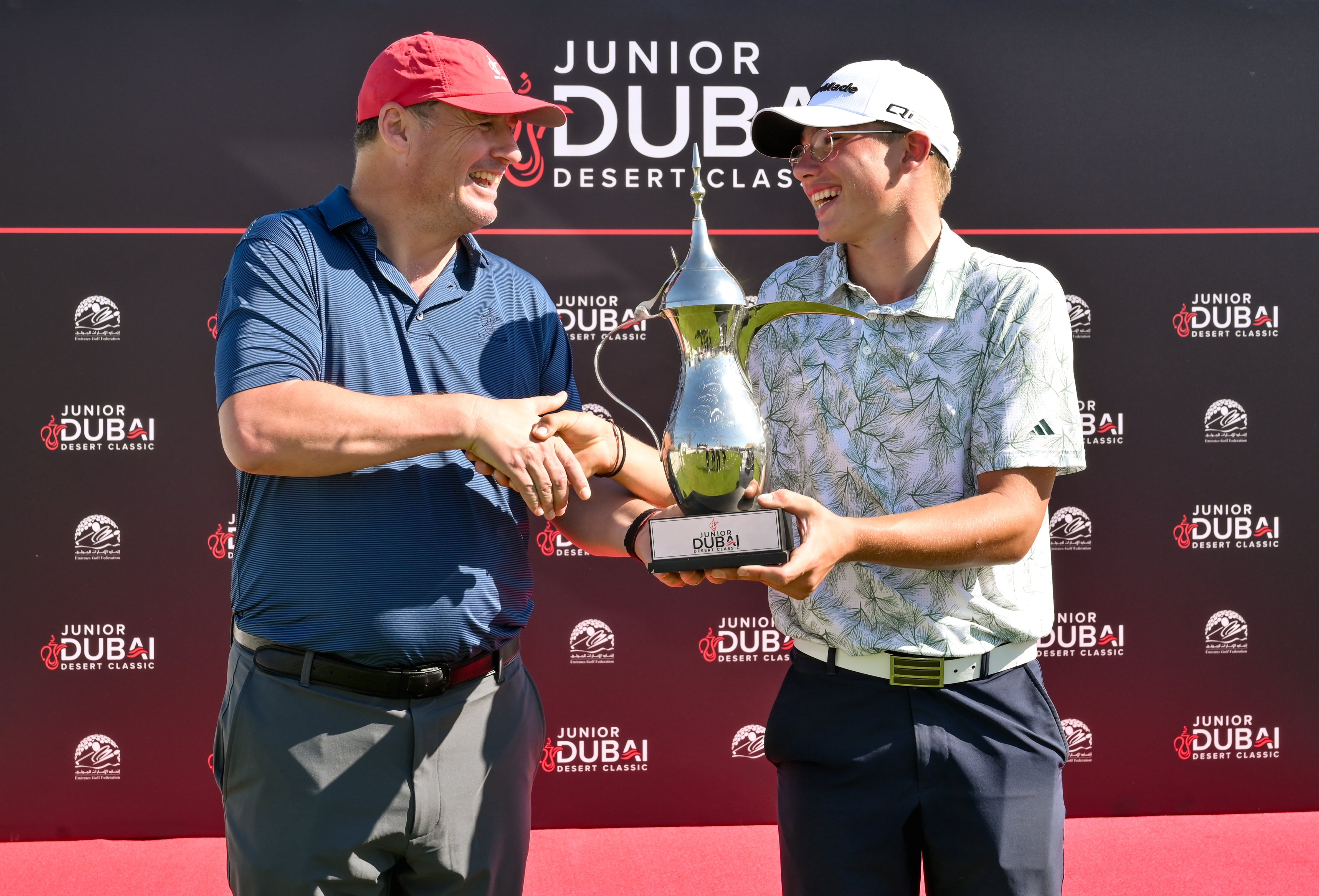 Klein wins third edition of Junior Dubai Desert Classic  in record-breaking style